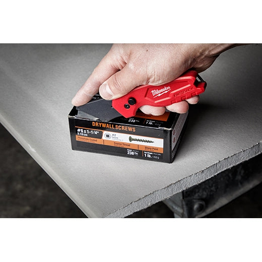 Milwaukee FASTBACK Folding Utility Knife Set 48-22-1503 | 2.4 in Blade Length, 2-Piece