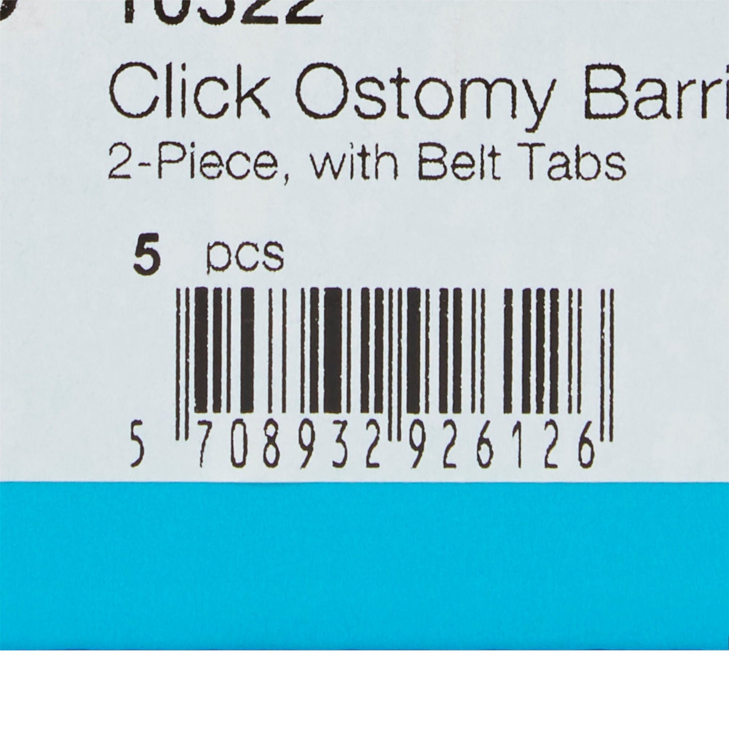 SenSura® Mio Click Ostomy Barrier, Trim to Fit , Blue Match