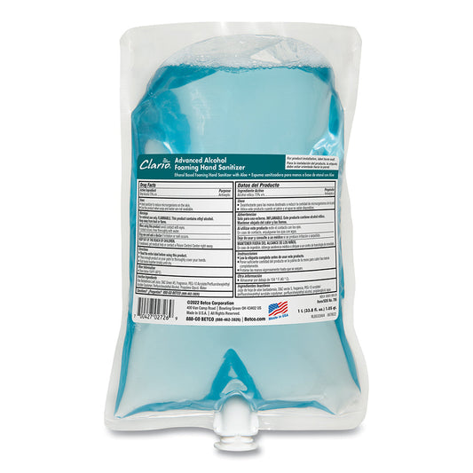 Betco Advanced Alcohol Foaming Sanitizer, 1000 mL, Citrus (7952900)