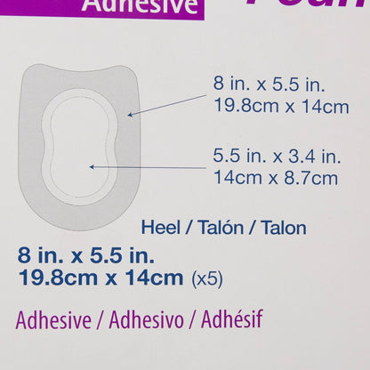 Aquacel® Silicone Adhesive with Border Silicone Foam Dressing, 5½ x