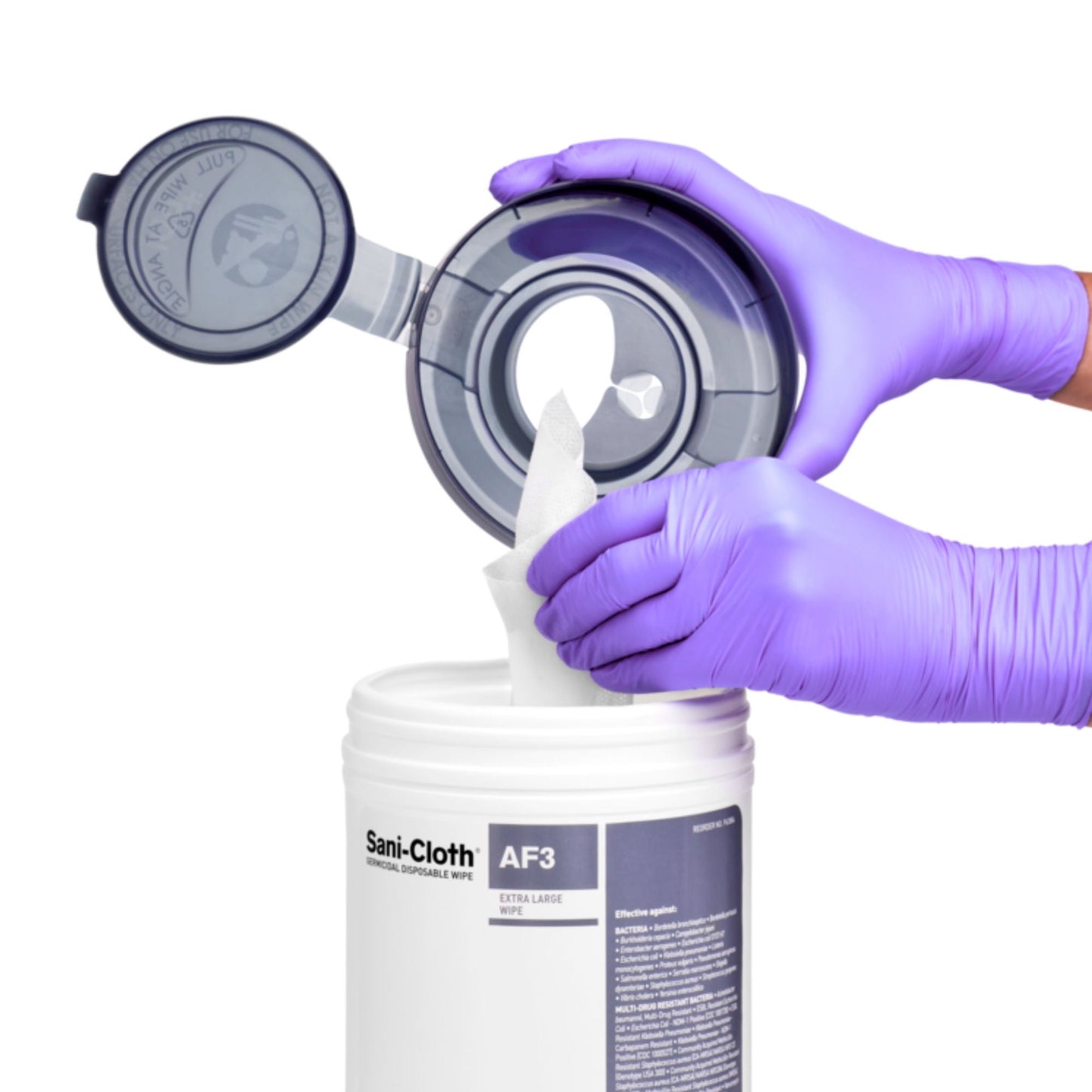 Sani-Cloth® AF3 Germicidal Disinfectant Wipes, Canister, 75 ct.