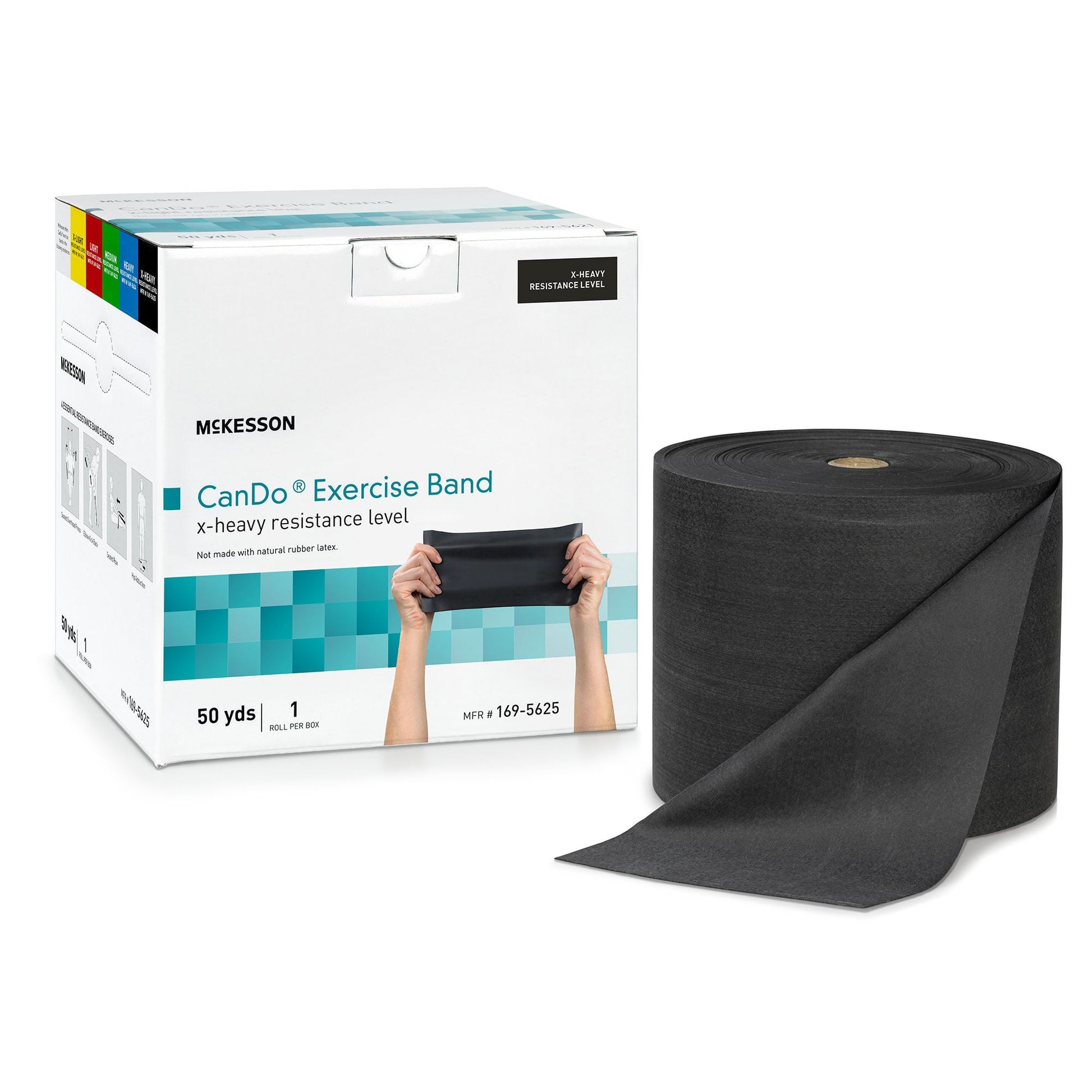 McKesson CanDo® Exercise Extra-Heavy Resistance Band, Black