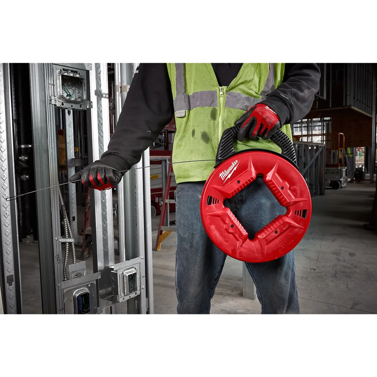 Milwaukee 50' 1/8" Steel Fish Tape 48-22-4172
