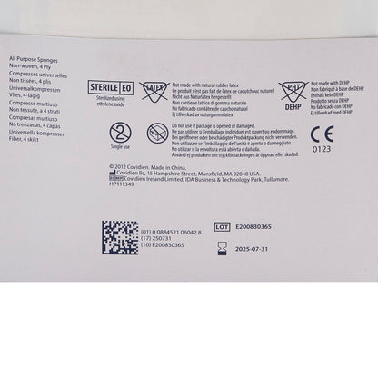 Curity™ Sterile Nonwoven Sponge, 4-Ply