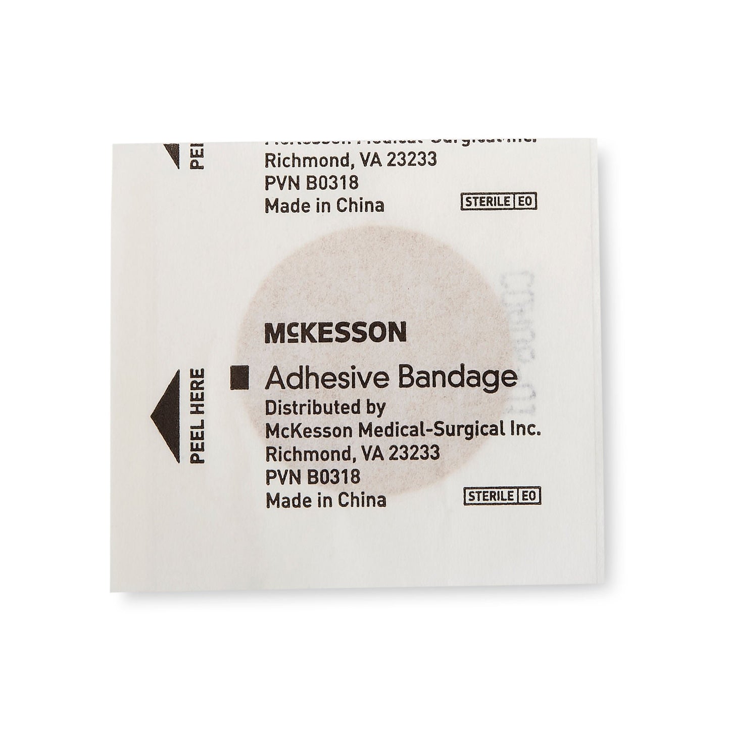 McKesson Round Tan Adhesive Spot Bandage