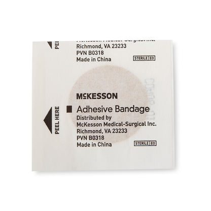 McKesson Round Tan Adhesive Spot Bandage