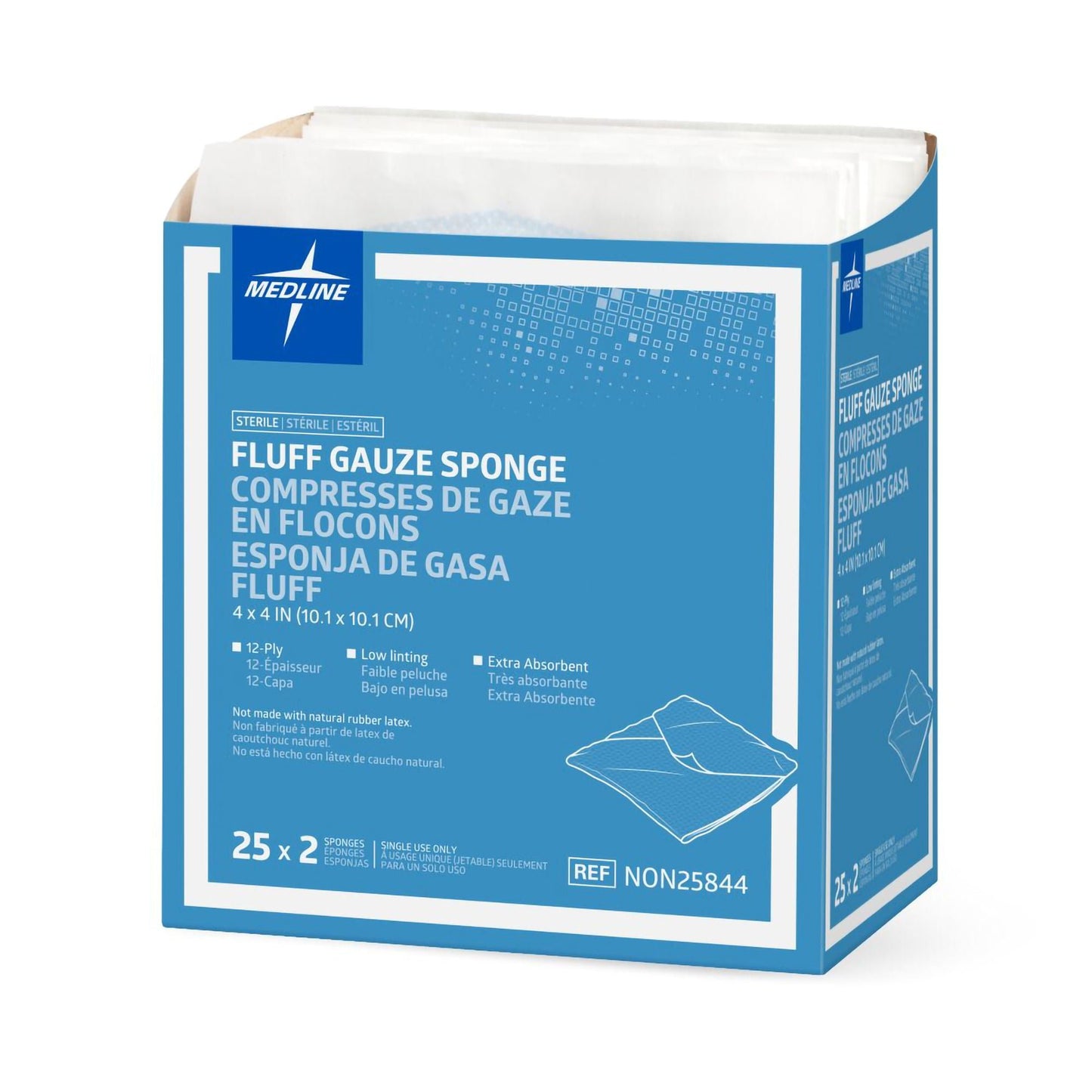 Bulkee® Sterile Fluff Dressing, 12-Ply