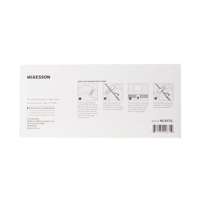 McKesson Foley Catheter Holder Leg Strap With Dual-Locking Tabs