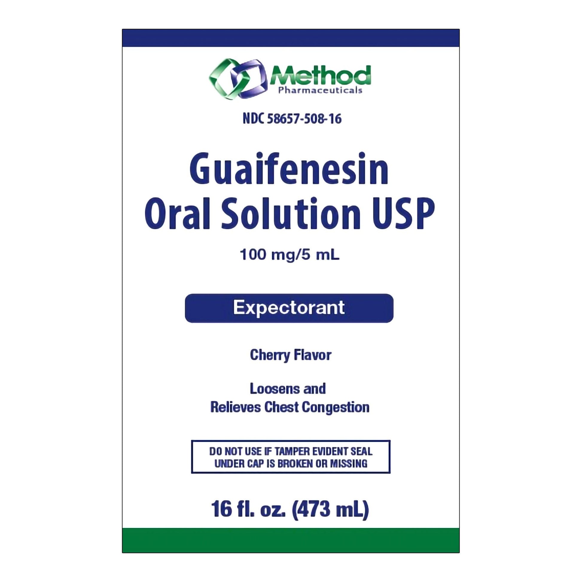 Method Pharmaceuticals Guaifenesin Liquid