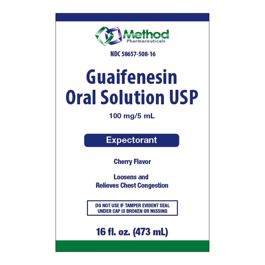 Method Pharmaceuticals Guaifenesin Liquid