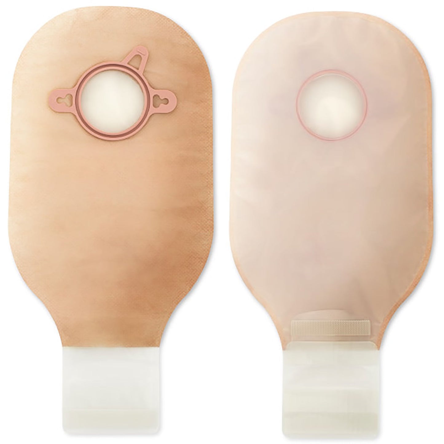 New Image™ Two-Piece Ultra Clear Ostomy Pouch, Pre-cut to Fit , Blue Match