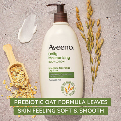 Aveeno® Daily Moisturizing Body Lotion Fragrance Free, Pump Bottle