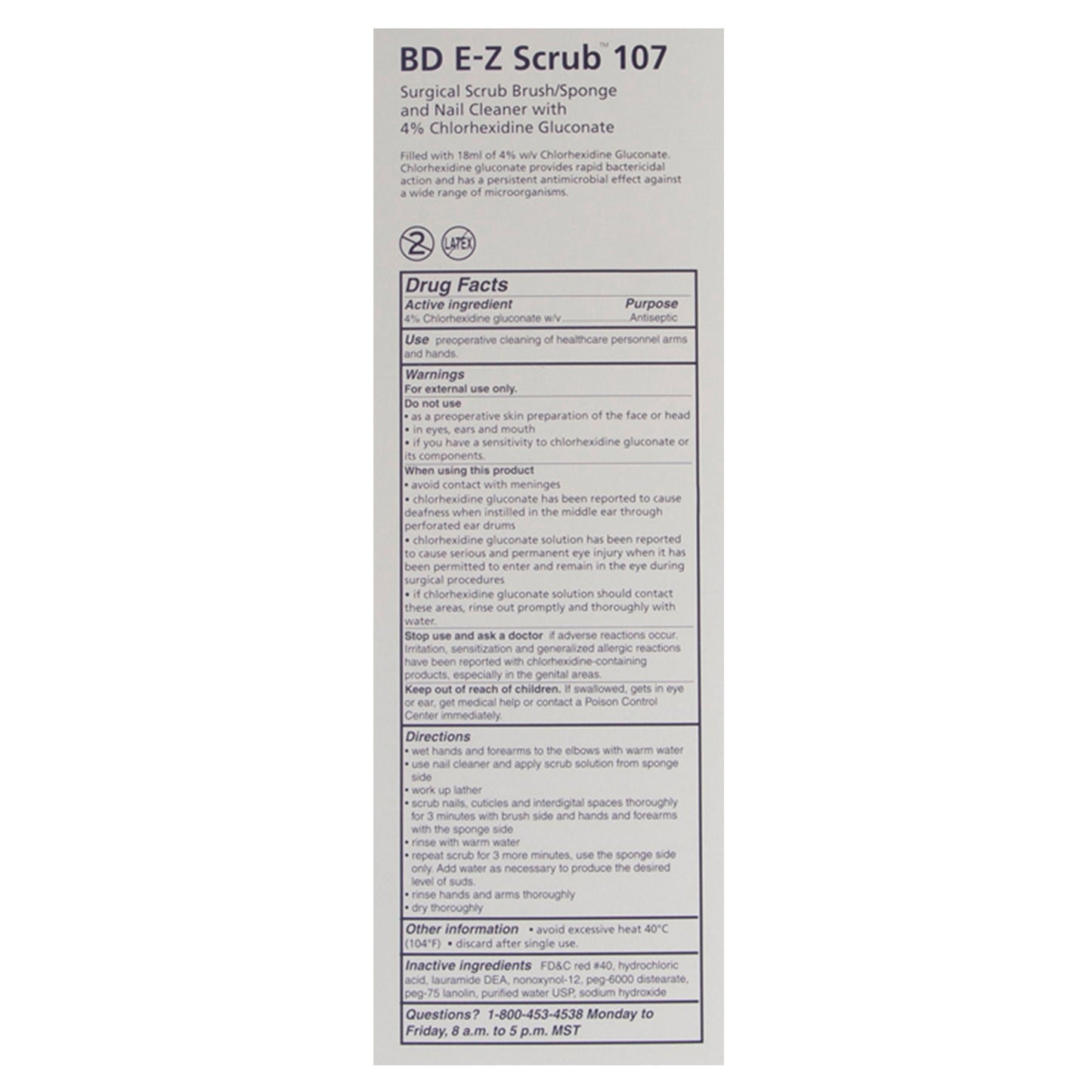 E-Z Scrub™ Red Impregnated Scrub Brush