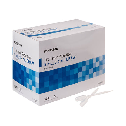 McKesson Transfer Pipette, 3.4 mL Draw Volume