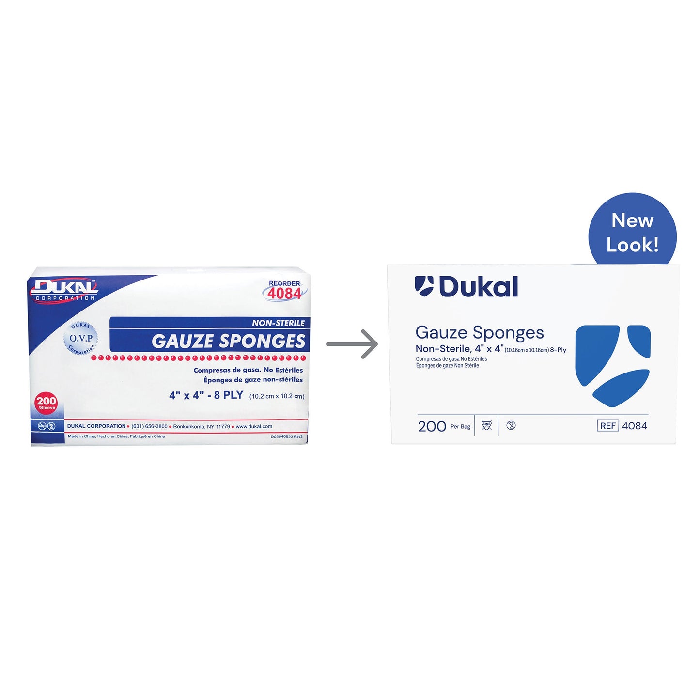 Dukal™ Gauze Sponge, 8-Ply