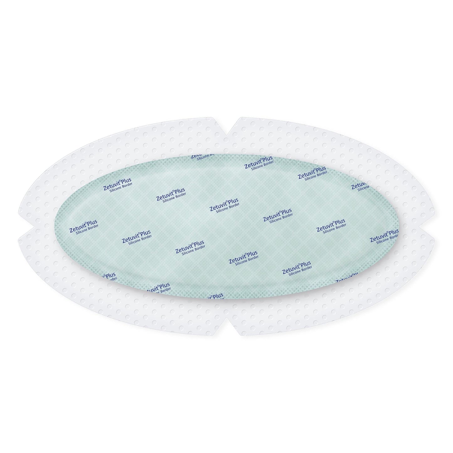 Zetuvit® Plus Silicone Border Super Absorbent Dressing, Oval