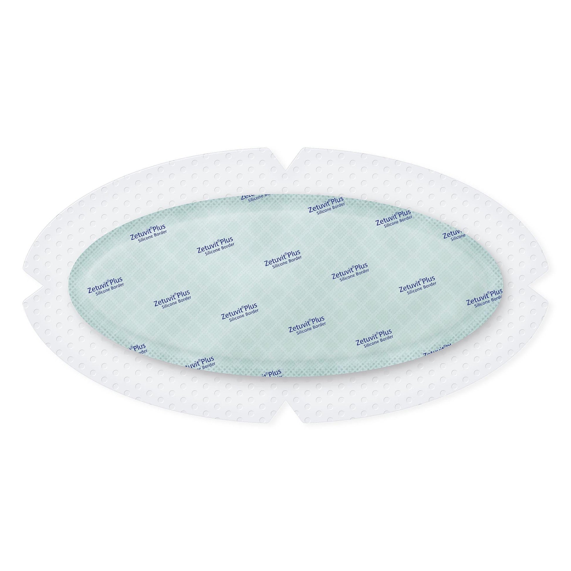 Zetuvit® Plus Silicone Border Super Absorbent Dressing, Oval