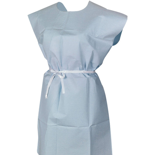 McKesson Patient Exam Gown, Blue
