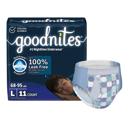 GoodNites® Night Time Underwear, for Boys weighing 68 – 95 lbs.