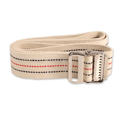 dynarex® Pinstripe Gait Belt with Metal Buckle, 60-Inch Length
