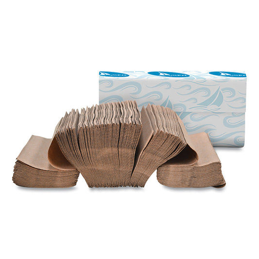 Harbor Multifold Towels, 9.5 in W x 9.25 in L per Sheet, 250 Sheets/PK, Natural (H3250N)