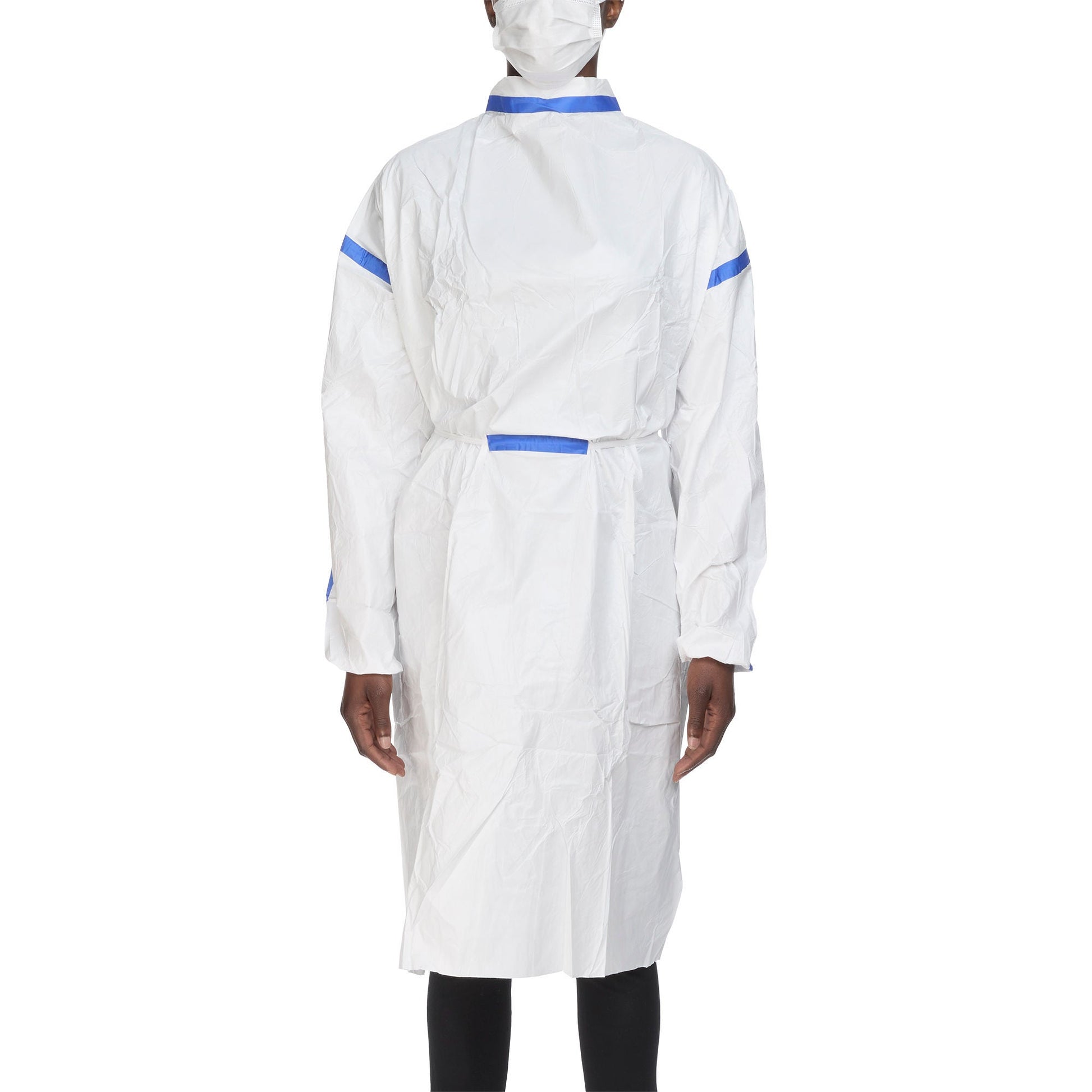 Chemotherapy Procedure Gown One Size Fits Most White Sterile ASTM F739-12 Disposable