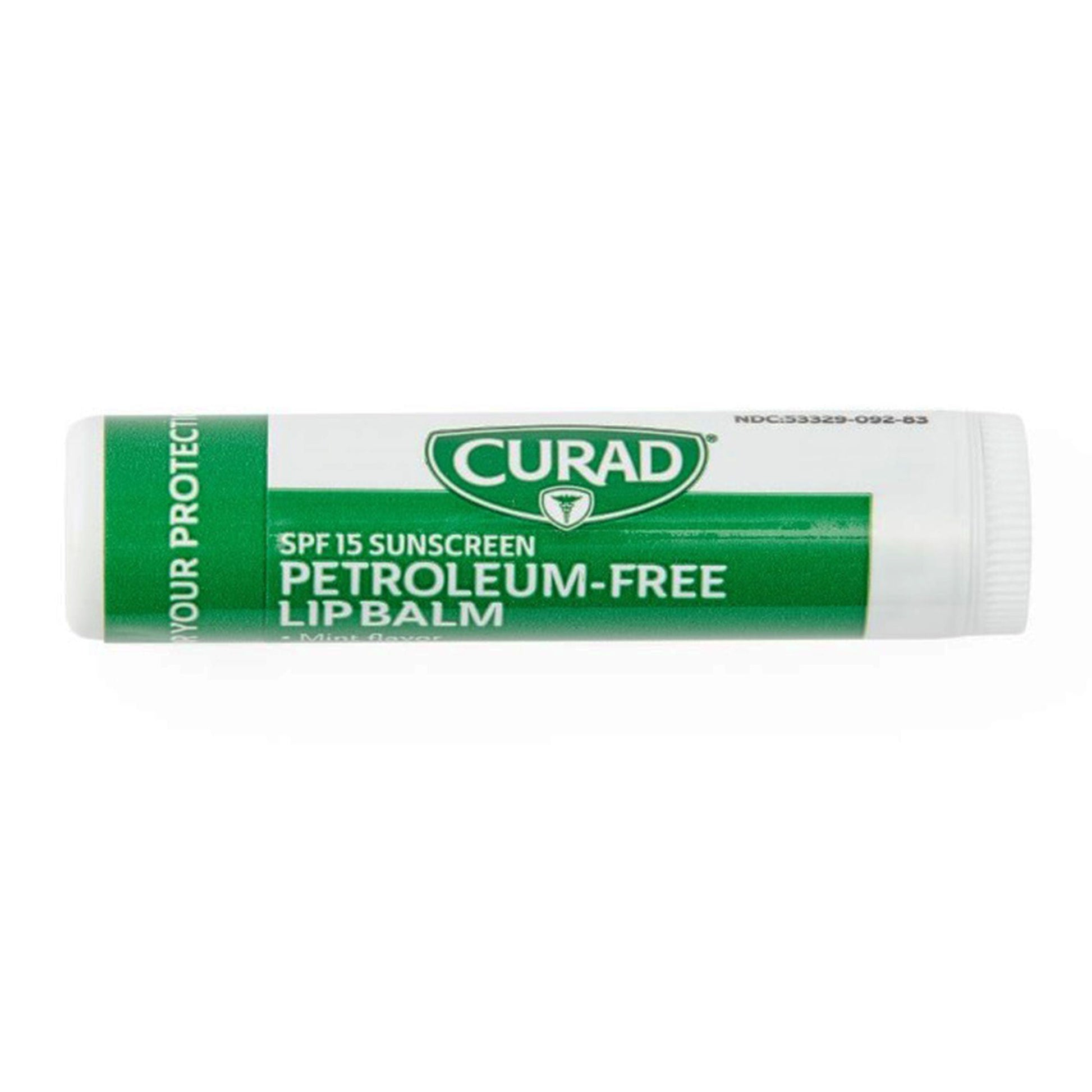 Curad Lip Balm with Sunscreen Balm Tube Mint Flavor