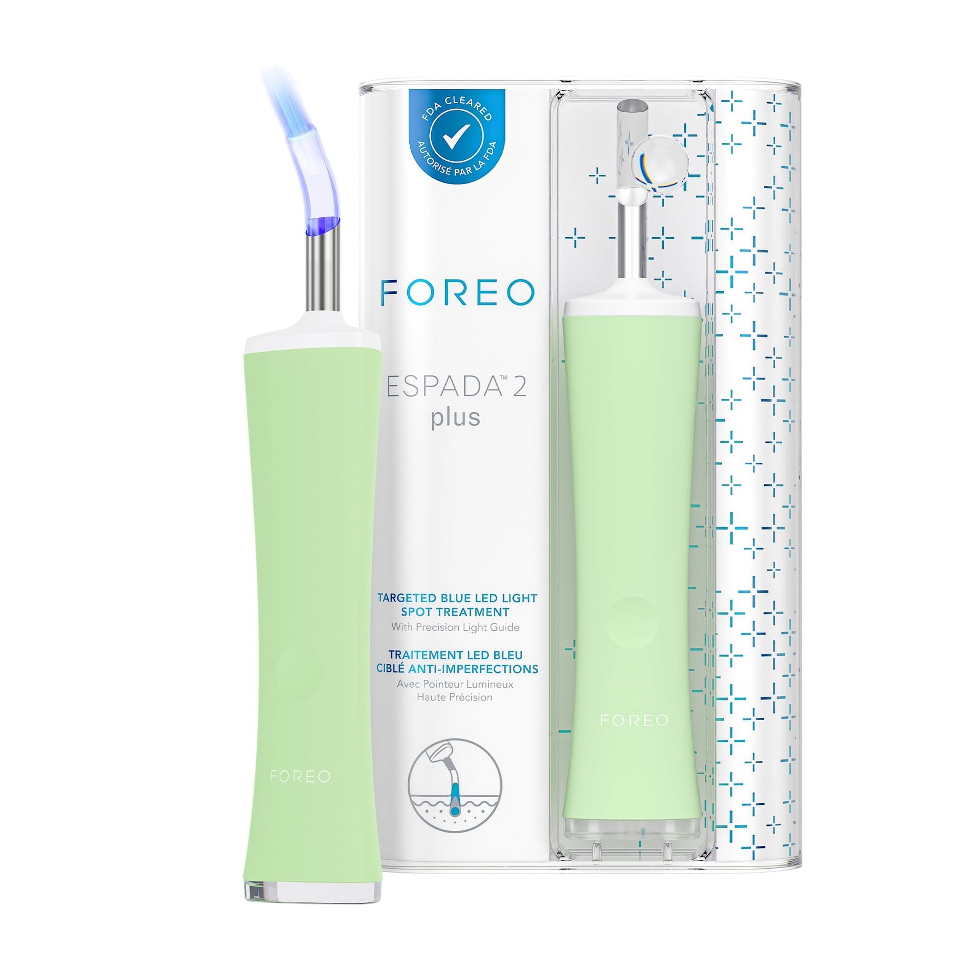 ESPADA™ 2 Plus Acne Therapy Device, Pistachio