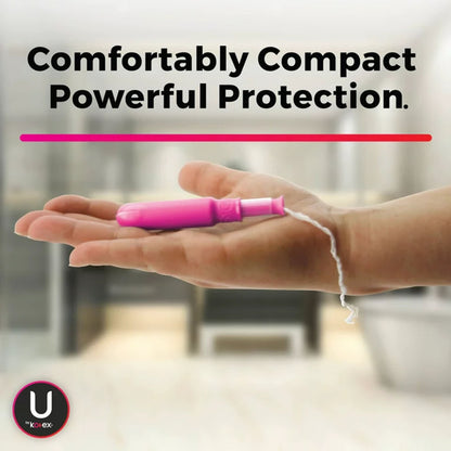 U by Kotex Click Tampon Super Absorbency Plastic Applicator Individually Wrapped