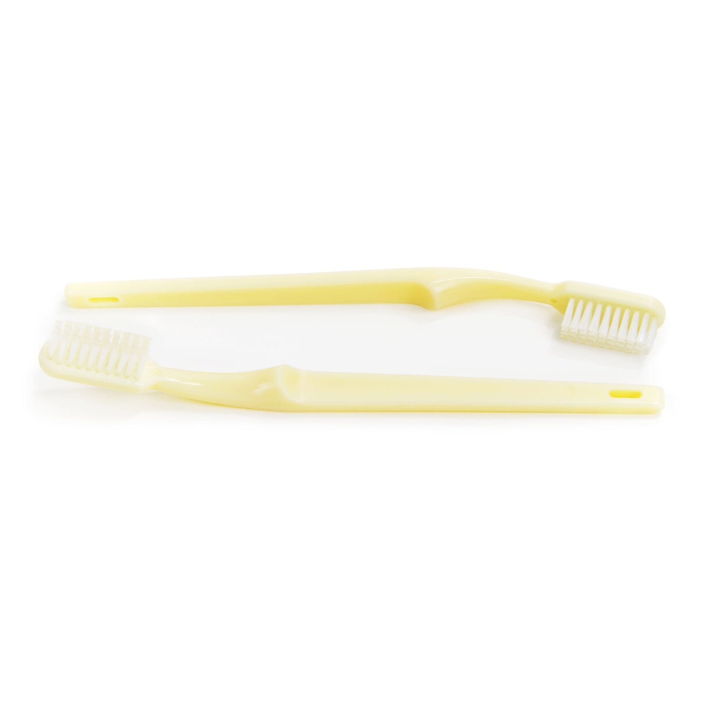 McKesson Toothbrush, Ivory, Medium, Curved Handle