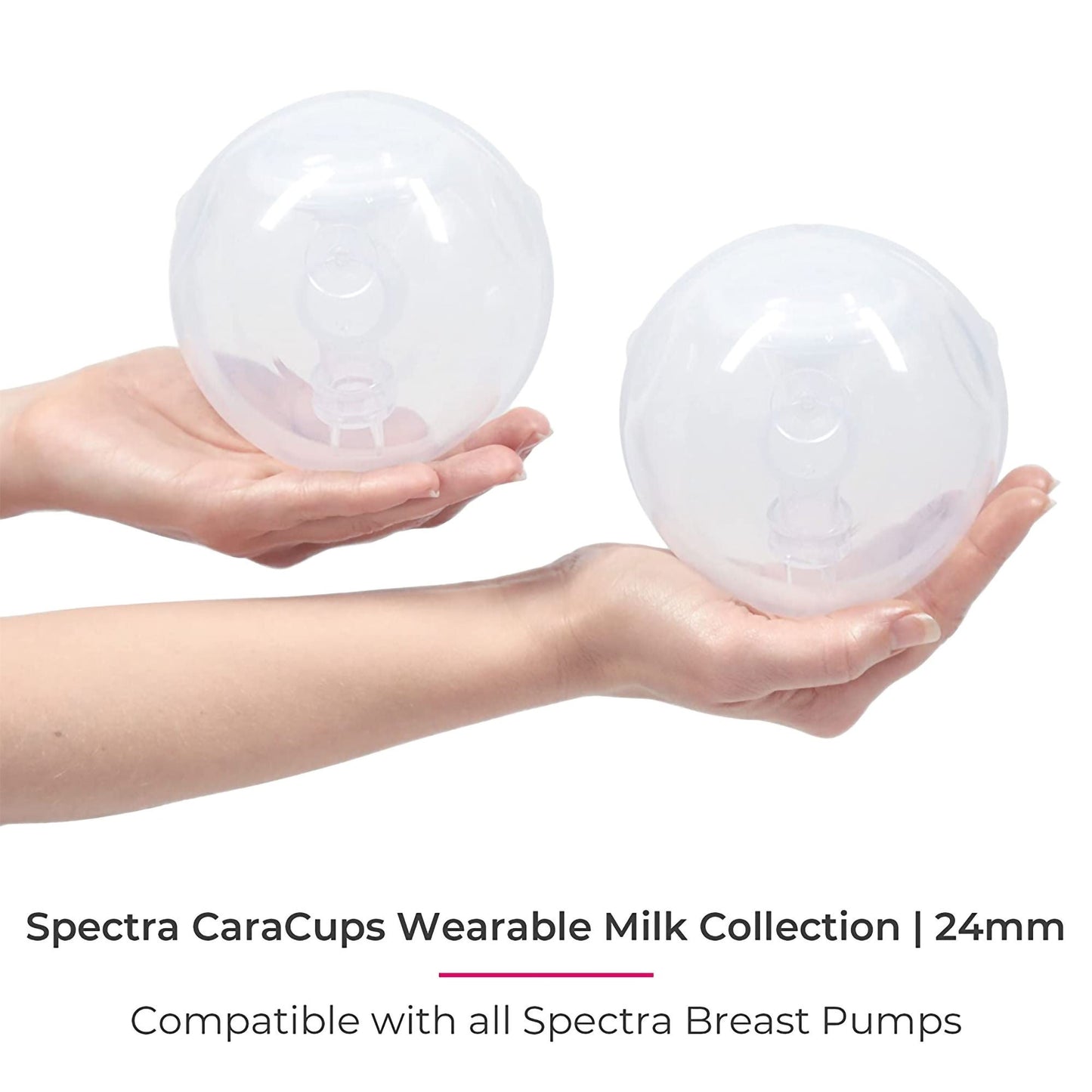 SpeCtra® 28-mm CaraCups Wearable Milk Collection Kit for SpeCtra Breast Pumps