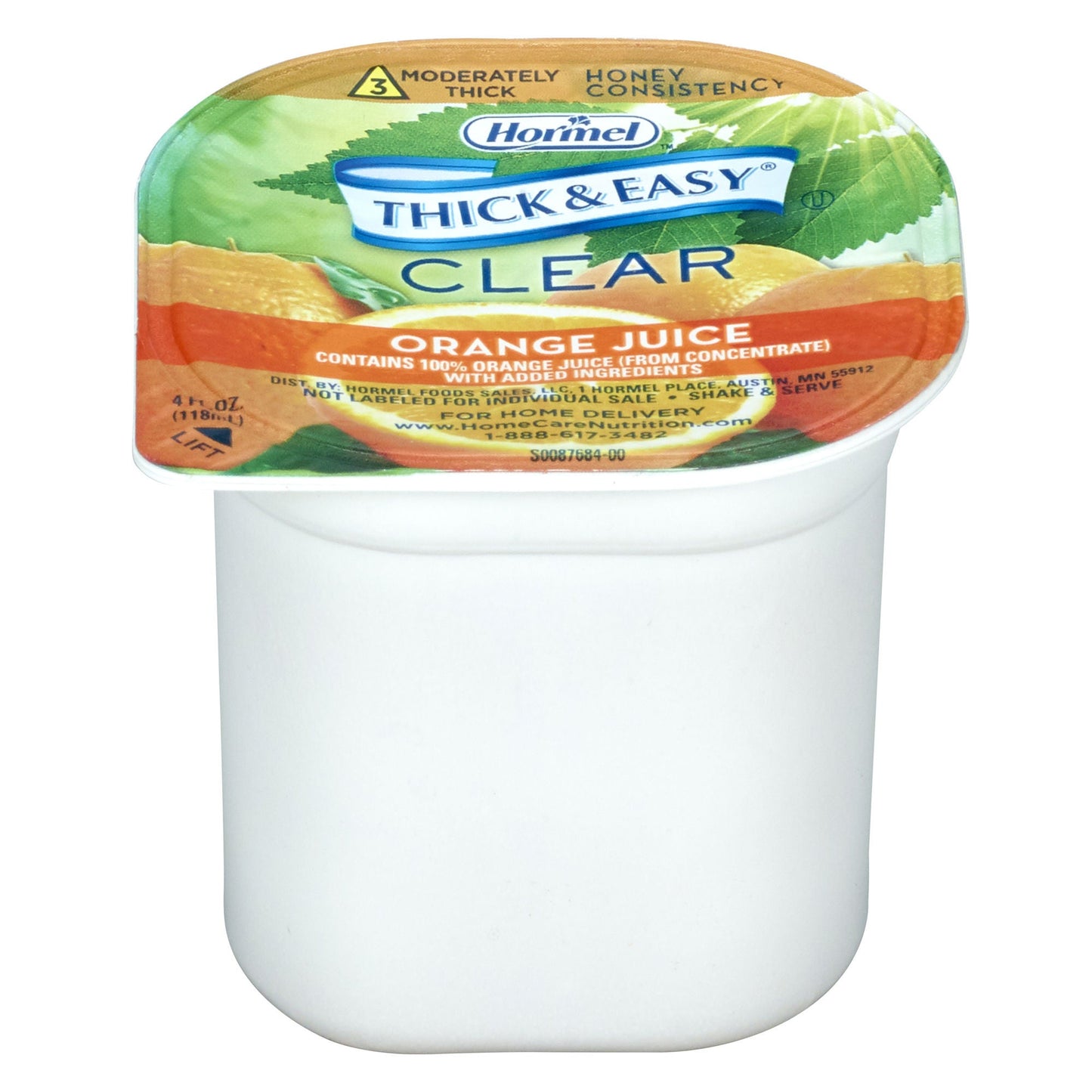 Thick & Easy® Clear Honey Consistency Orange Juice Thickened Beverage