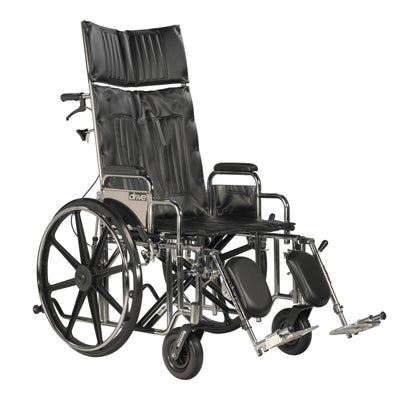 drive™ Sentra Reclining Wheelchair, 22-Inch Seat Width
