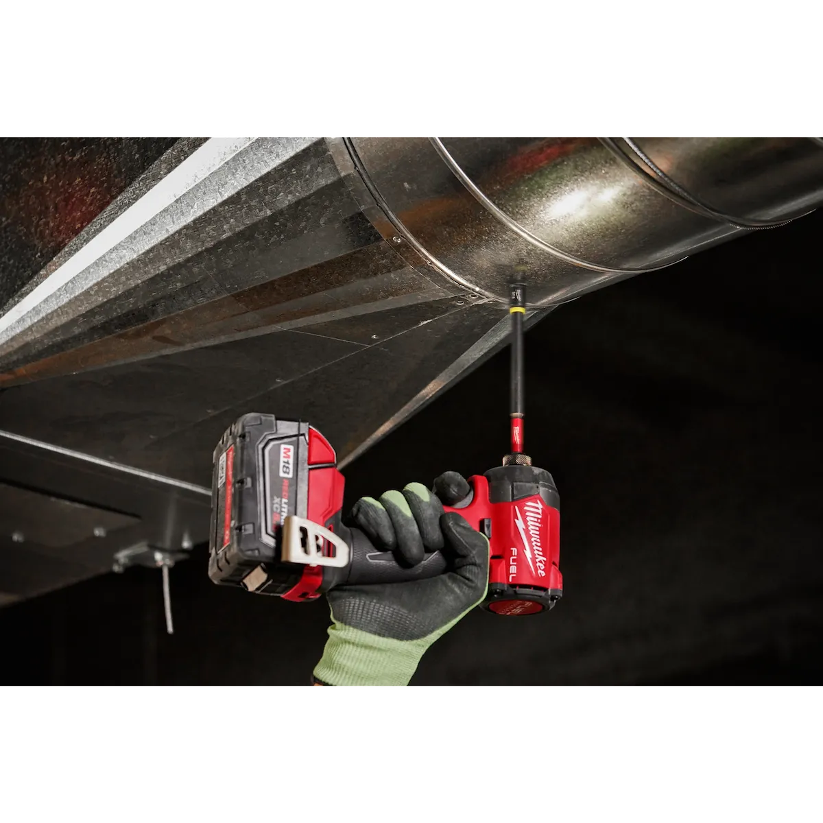Milwaukee SHOCKWAVE Impact Duty 1/4" x 6" Magnetic Nut Driver 49-66-4582 | 1/4" Drive