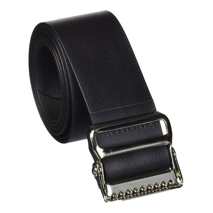 Easi-Care Gait Belt 72 Inch Length Black Vinyl Coated Webbing
