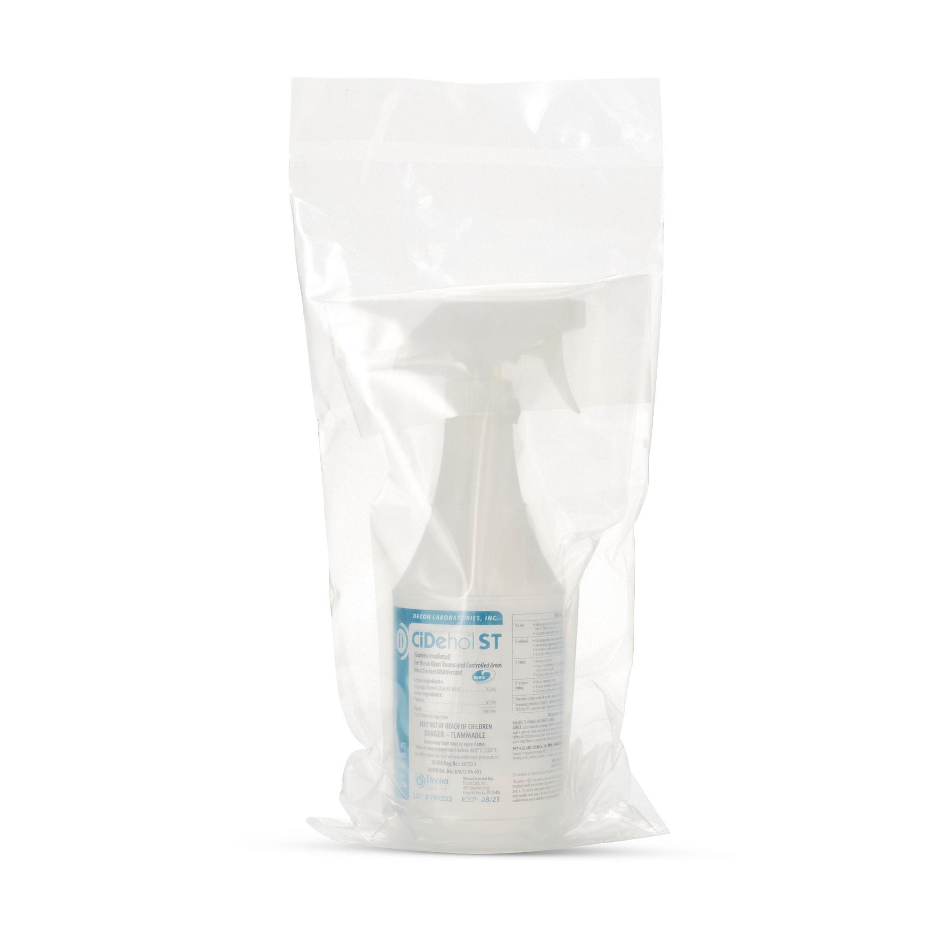 CiDehol® ST Surface Disinfectant Cleaner, Trigger Spray Bottle