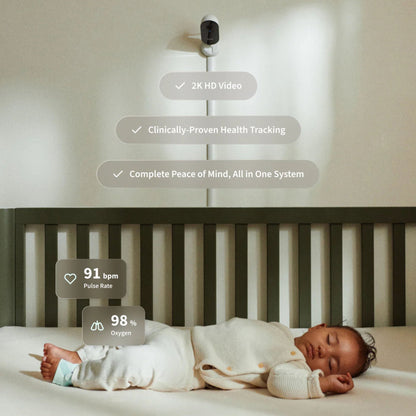 Owlet Dream Duo Baby Monitoring System Dusty Rose