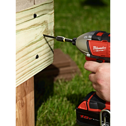 Milwaukee SHOCKWAVE Impact Duty 3/8” x 2-9/16" Magnetic Nut Driver BULK 250 49-66-4835 | 1/4" Drive