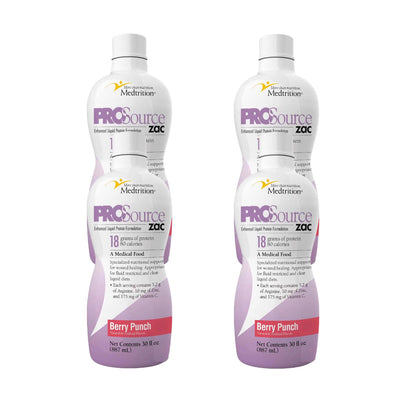 ProSource ZAC™ Berry Punch Complete Liquid Protein for Medical Food Use