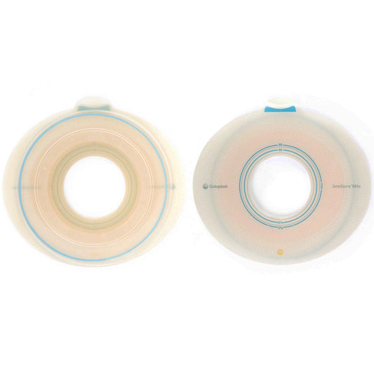 SenSura® Mio Flex Ostomy Barrier, Stoma Opening, Yellow Color Match