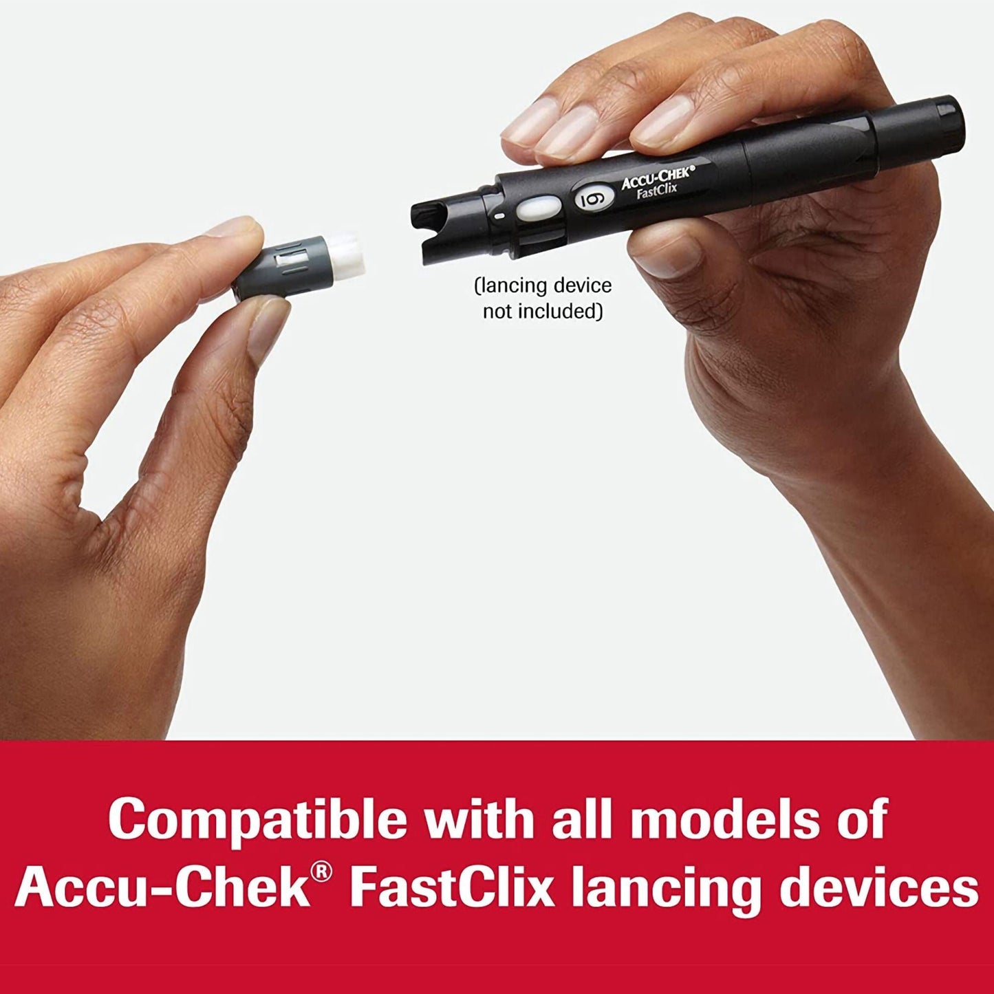 Accu-Chek FastClix Lancet, Preloaded Safety Drum, Track System