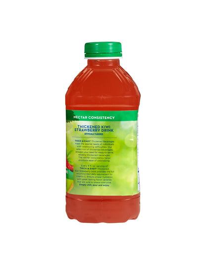 Thick & Easy® Clear Nectar Consistency Kiwi Strawberry Thickened Beverage