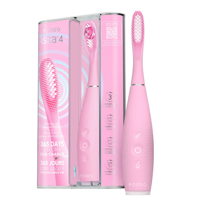 issa 4 Sonic Toothbrush Pearl Pink Adult Silicone