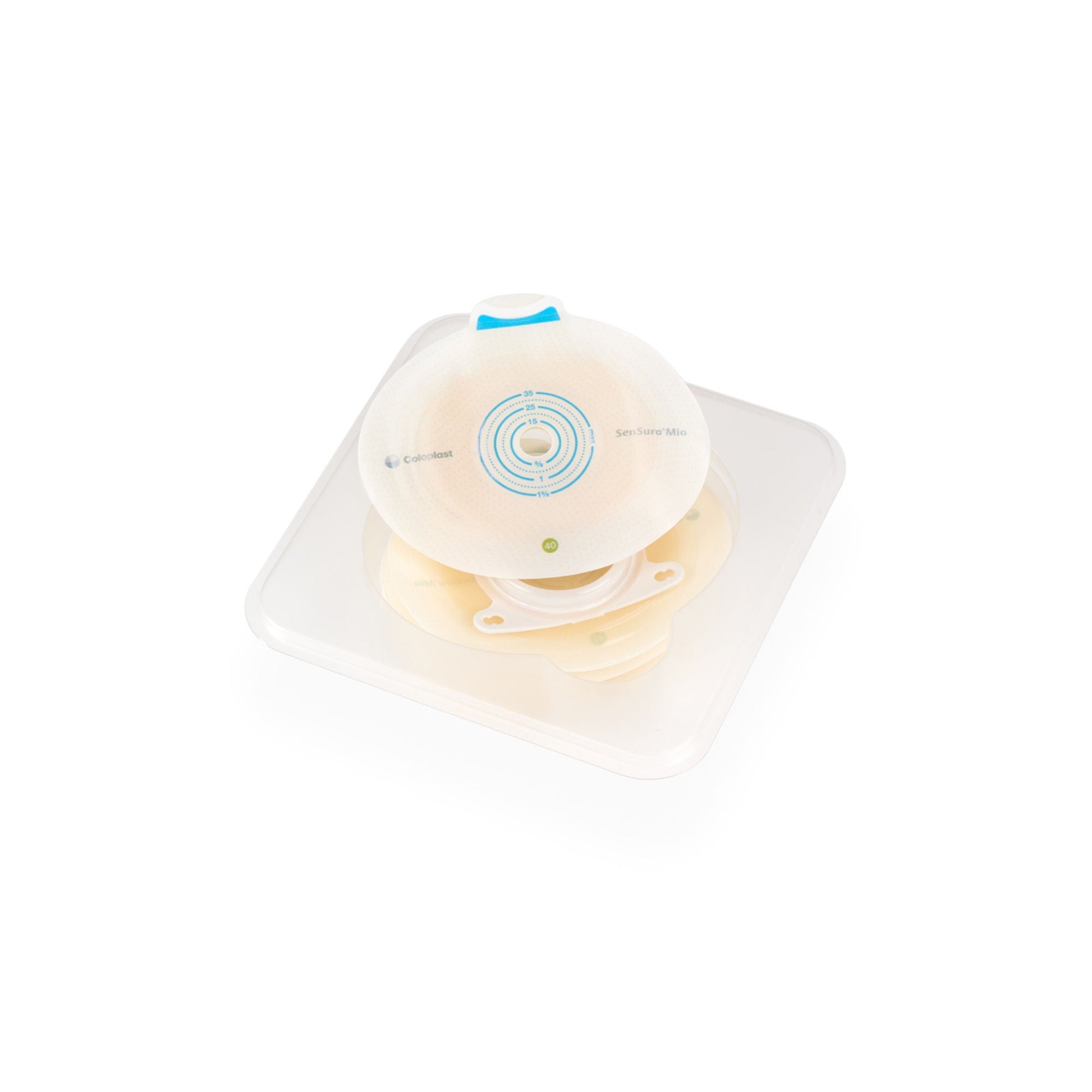 SenSura® Mio Click Ostomy Barrier, Trim to Fit , Green Match