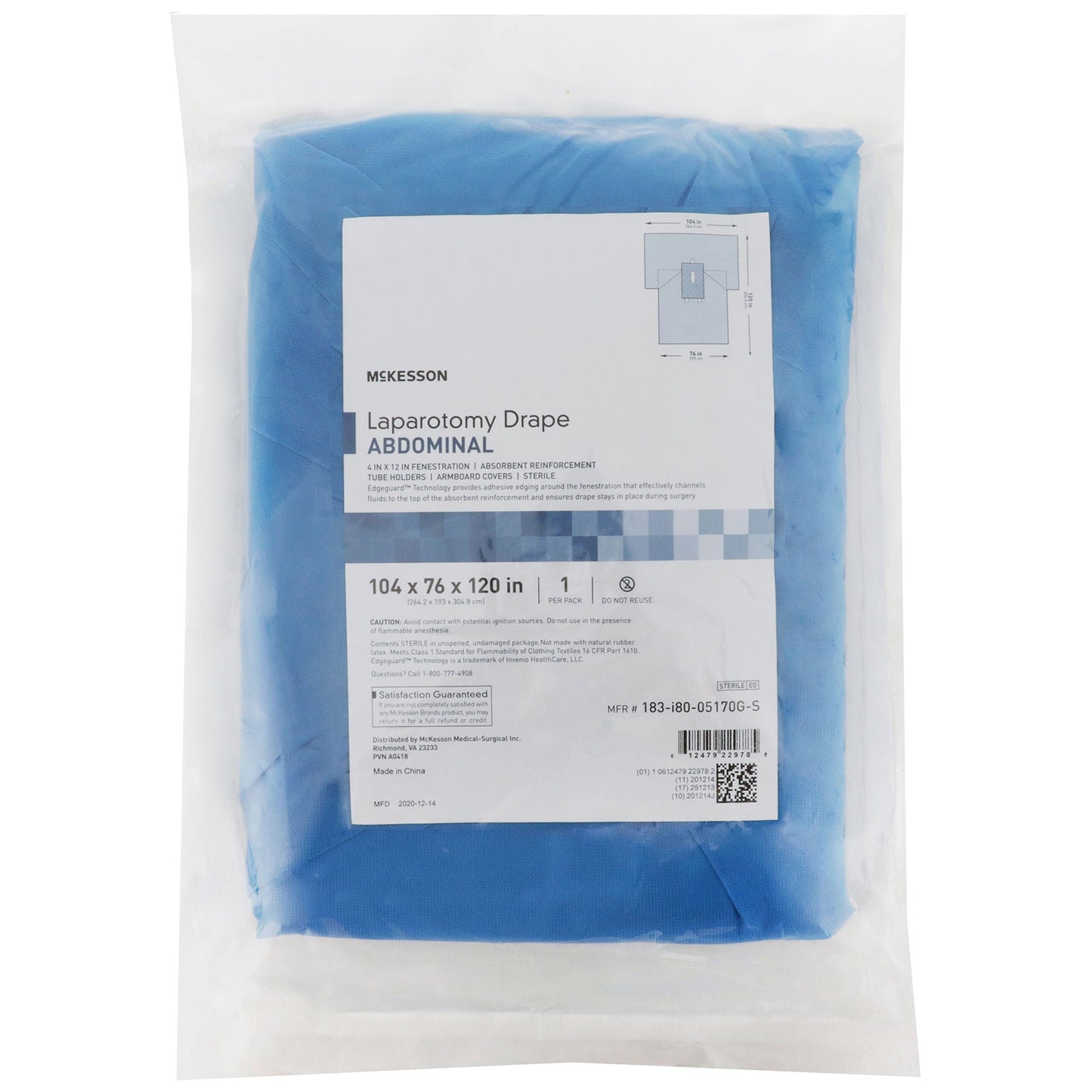 McKesson Sterile Laparotomy Drape