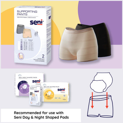 Seni® Pull On Boxer Style Knit Pant, Unisex