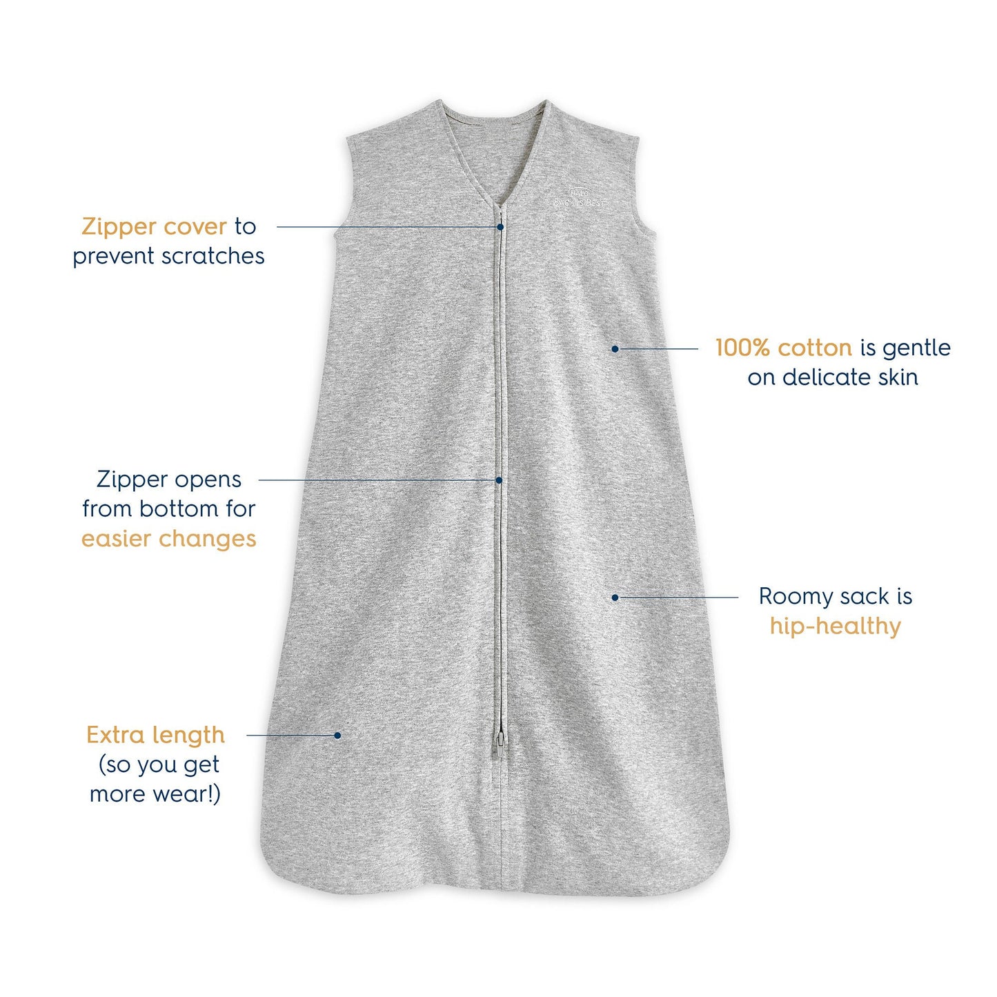 Halo SleepSack Wearable Blanket Cotton