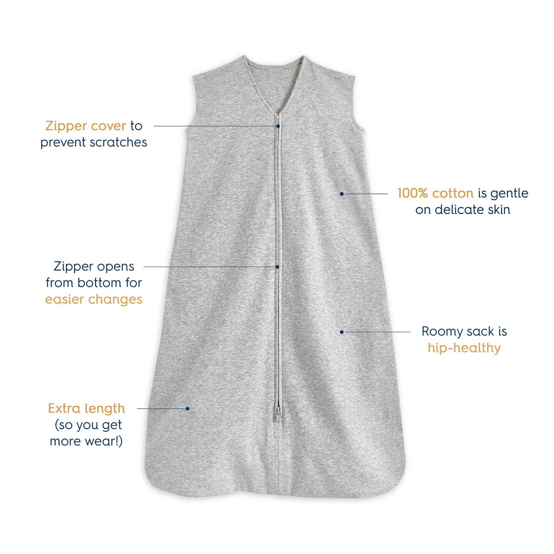 Halo SleepSack Wearable Blanket Cotton