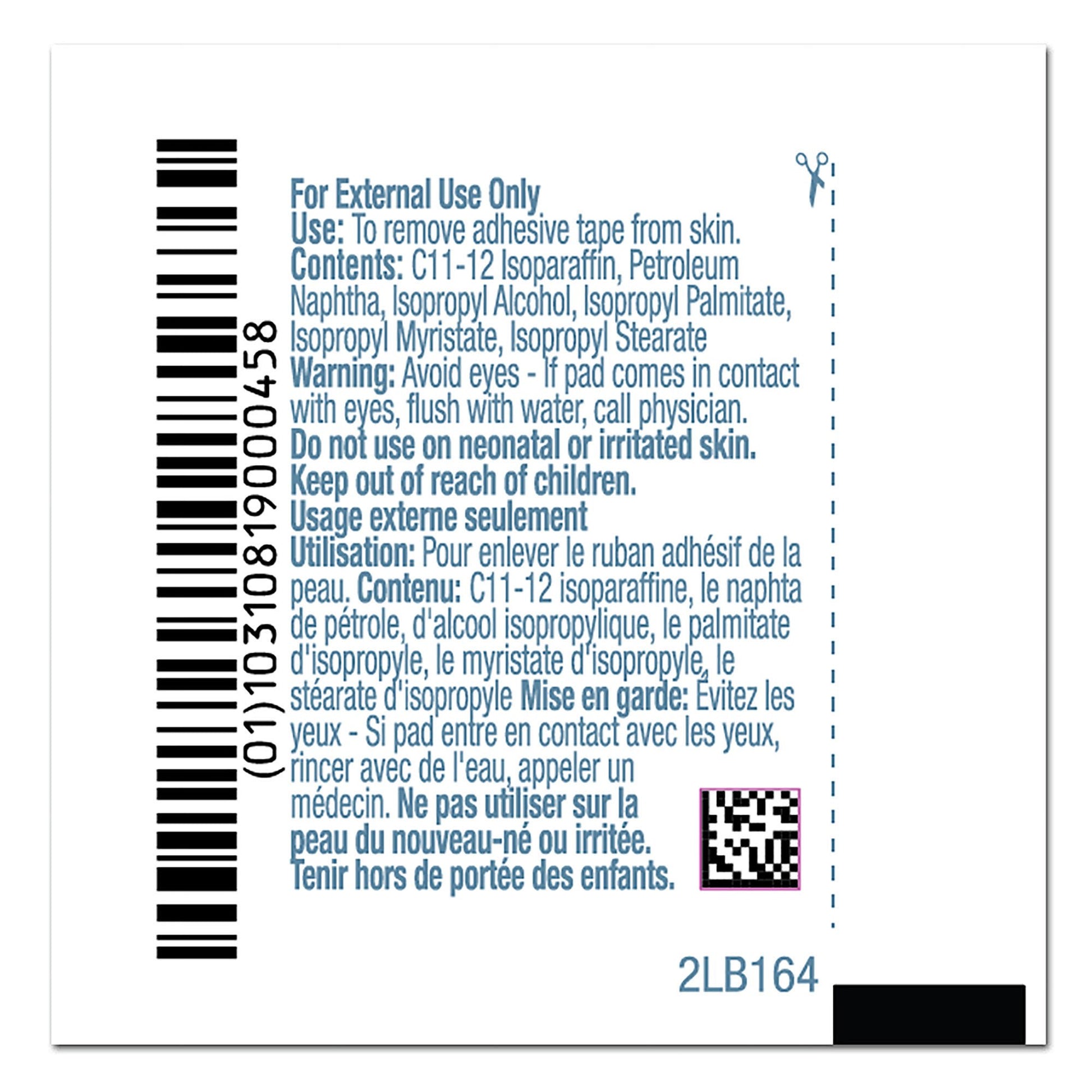 PDI® Adhesive Remover, Wipe