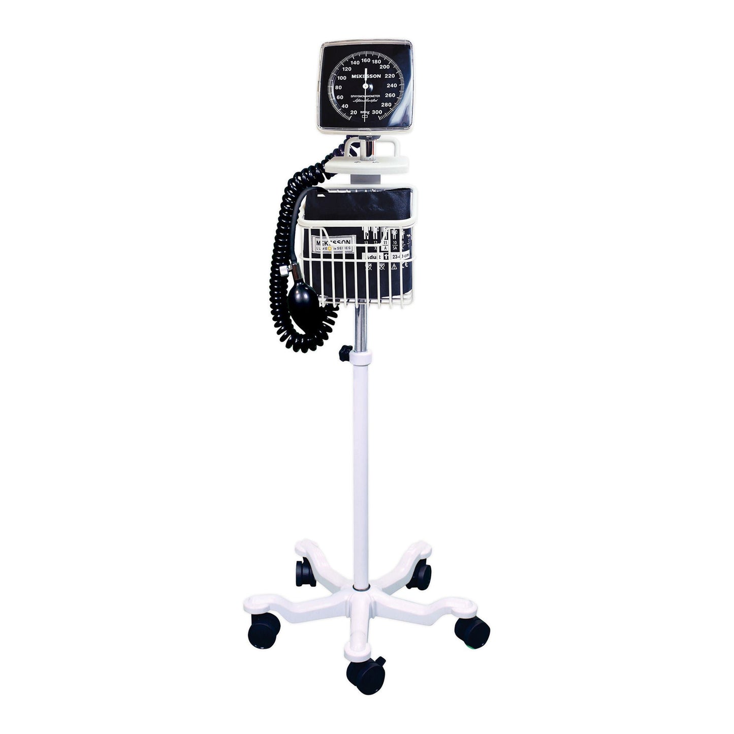 McKesson Lumeon™ Mobile Aneroid Sphygmomanometer Unit, Medium Cuff